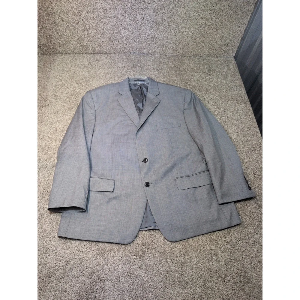 Michael‎ Kors Mens 46S Gray Wool Blend 2 Button Blazer Sport Coat Made in Canada